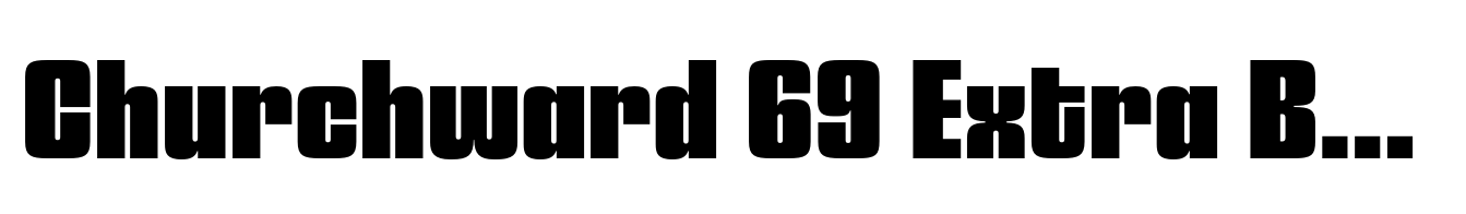 Churchward 69 Extra Bold